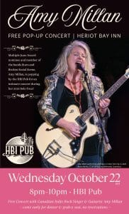 Amy Millan Concert at the HBI Pub 2025
