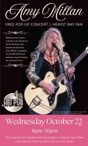 Amy Millan HBI Pub poster
