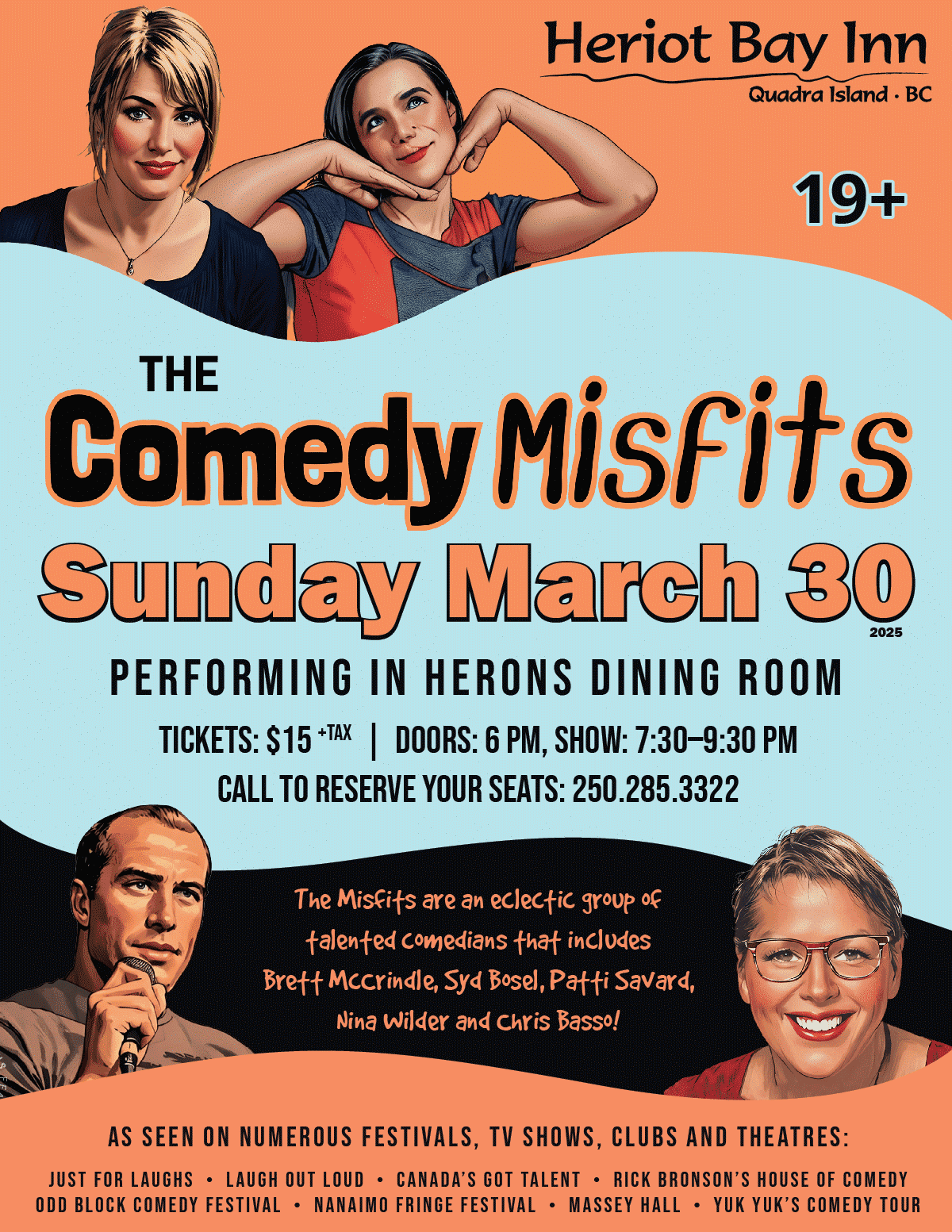 The Comedy Misfits Poster