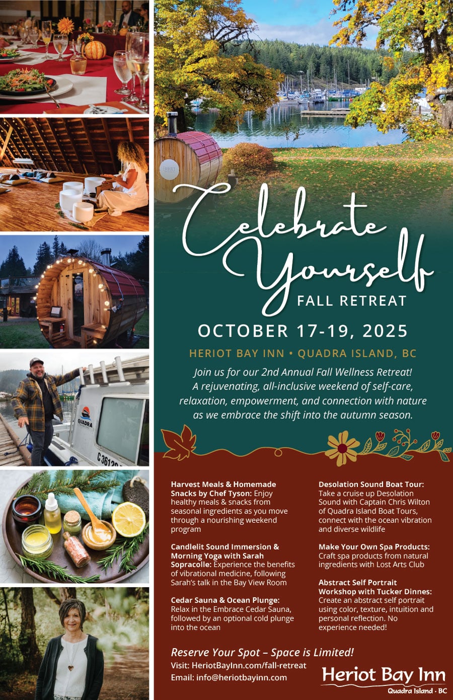 Celebrate Yourself Fall Retreat poster