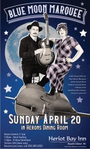 Blue Moon Marquee poster