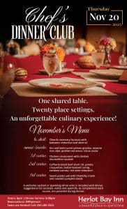HBI Chef's Dinner Club Nov 2025