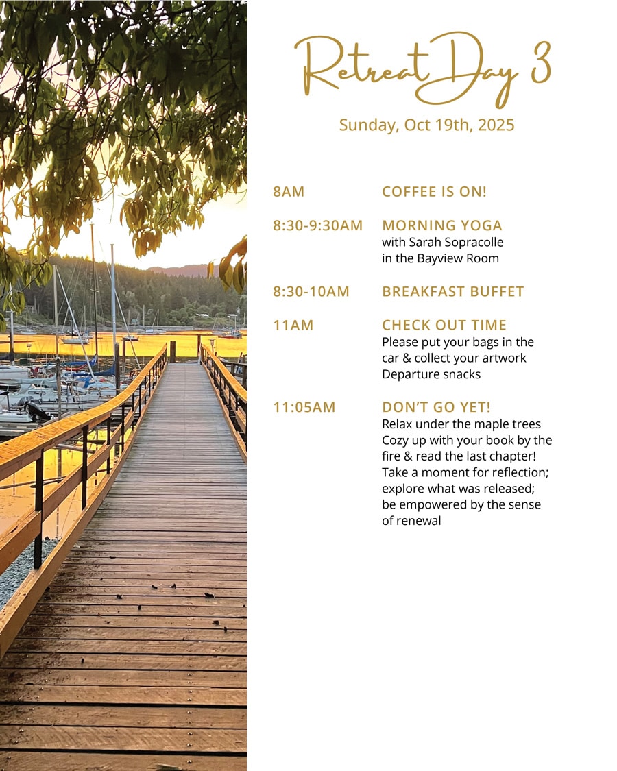 HBI Fall Retreat Itinerary