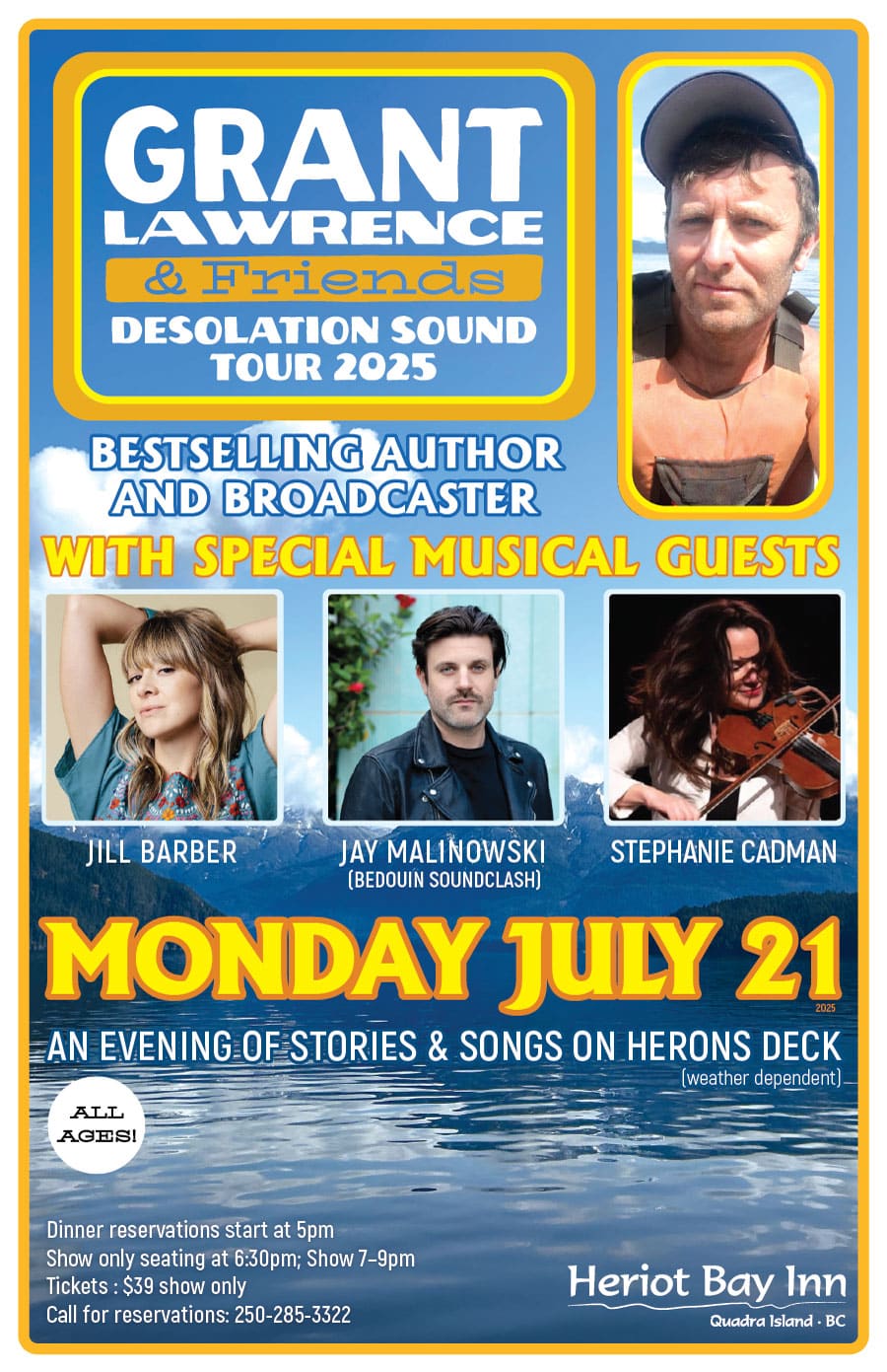 Grant Lawrence and friends poster