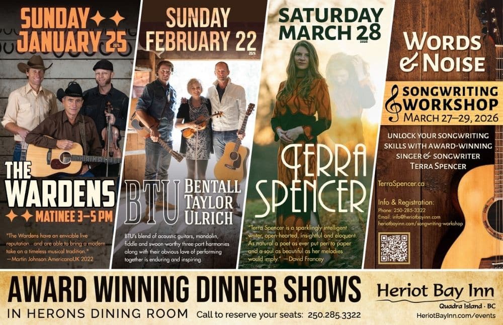 Heriot Bay Inn Award Winning Dinner Shows