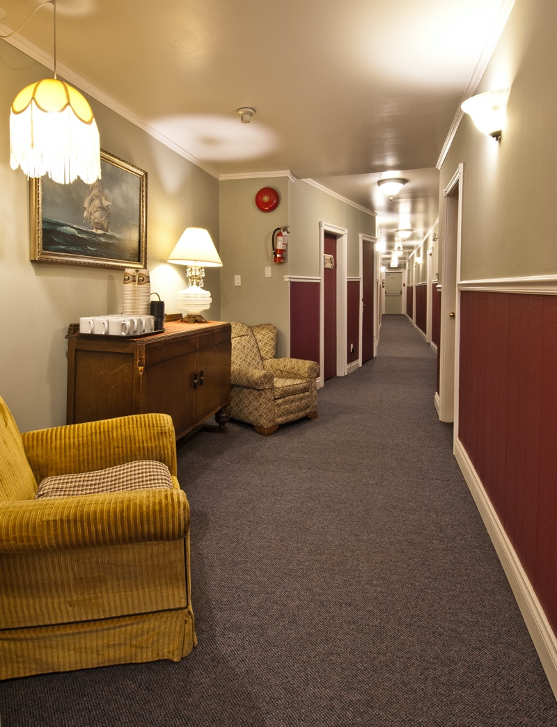 Heriot Bay Inn Hallway