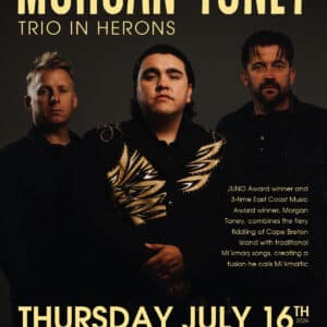 Morgan Toney Trio in Herons