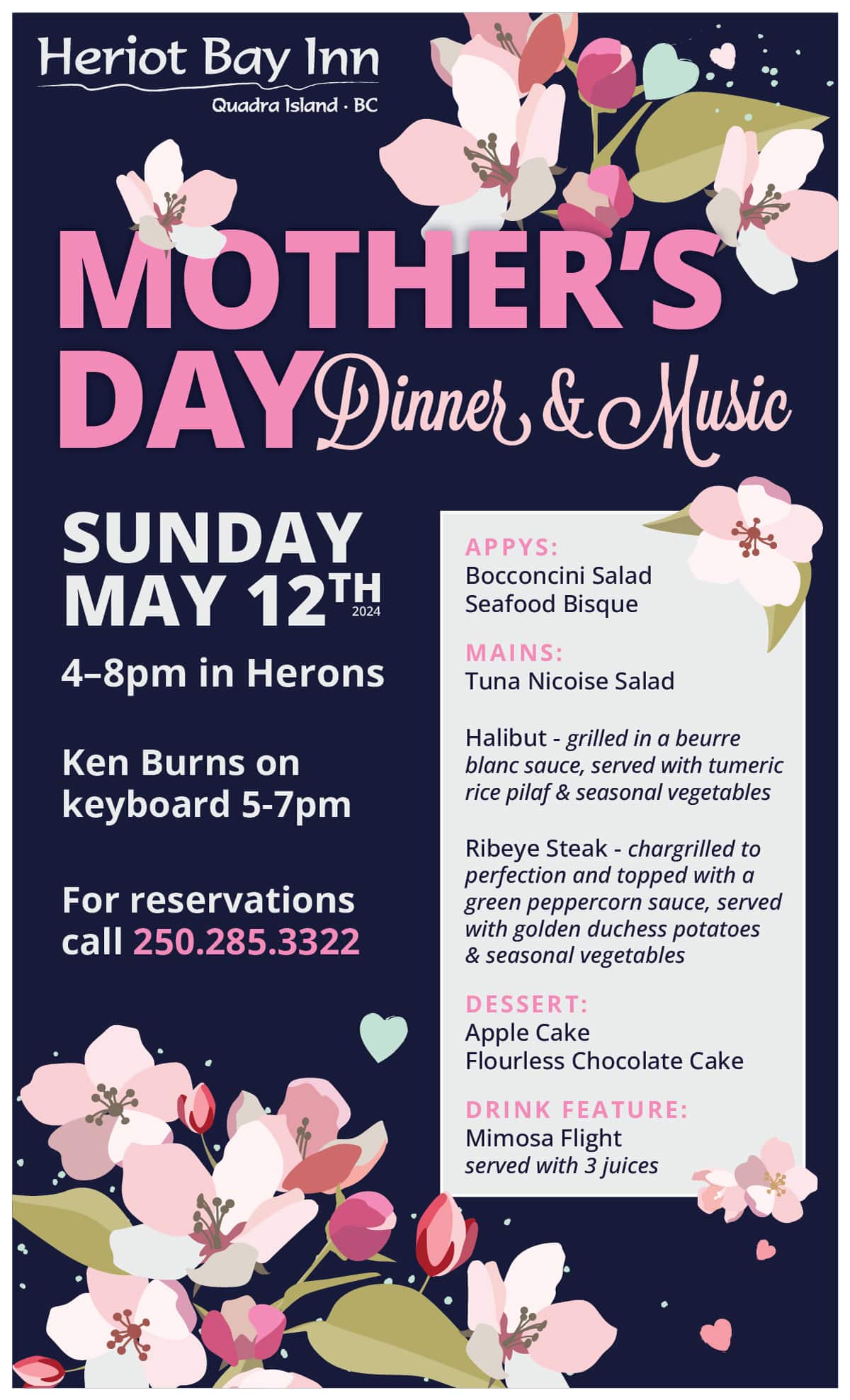 Mother's Day Dinner & Music poster
