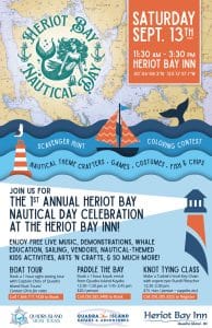 Heriot Bay Nautical Day 2025 poster