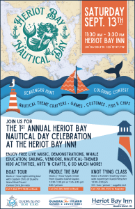 Heriot Bay Nautical Day 2025 poster