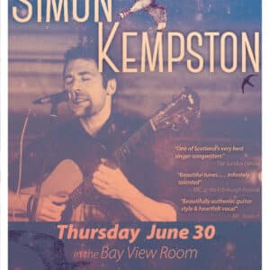 Simon Kempston live music on Quadra Island