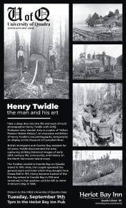 UofQ Henry Twidle poster