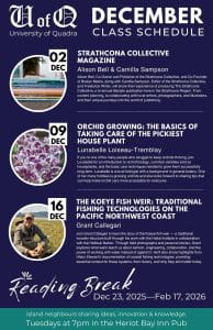 UofQ December 2025 Class Schedule